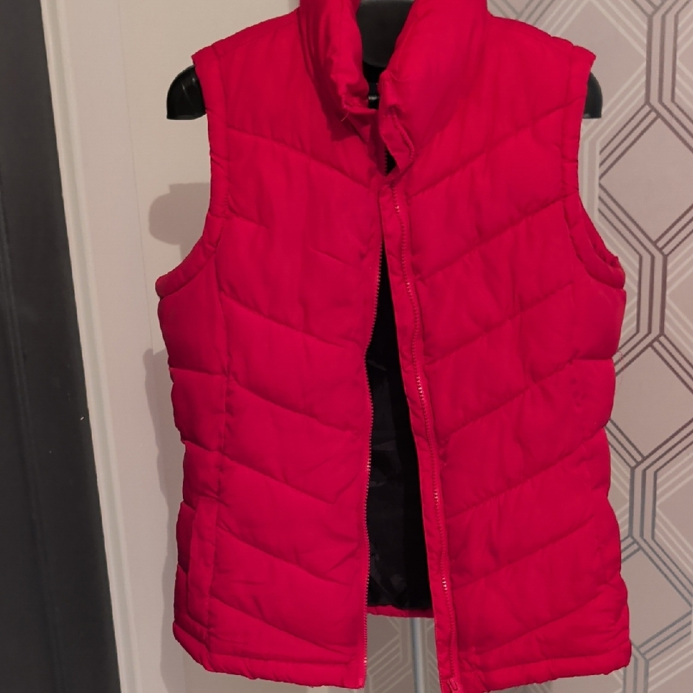 Faded Glory Women's Hot Pink Quilted Vest